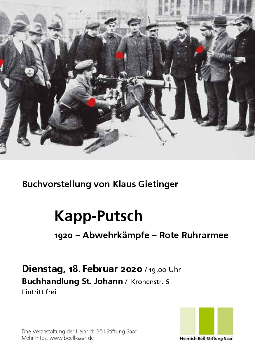 100 Jahre KappPutsch Klaus Gietinger